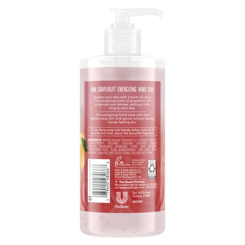Suave Energizing Liquid Hand Soap Pink Grapefruit (13.5 oz) Instacart