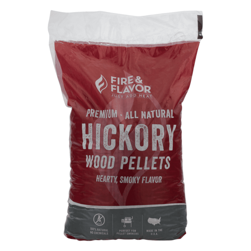 Fire & Flavor Wood Pellets Hickory (20 lb) Instacart