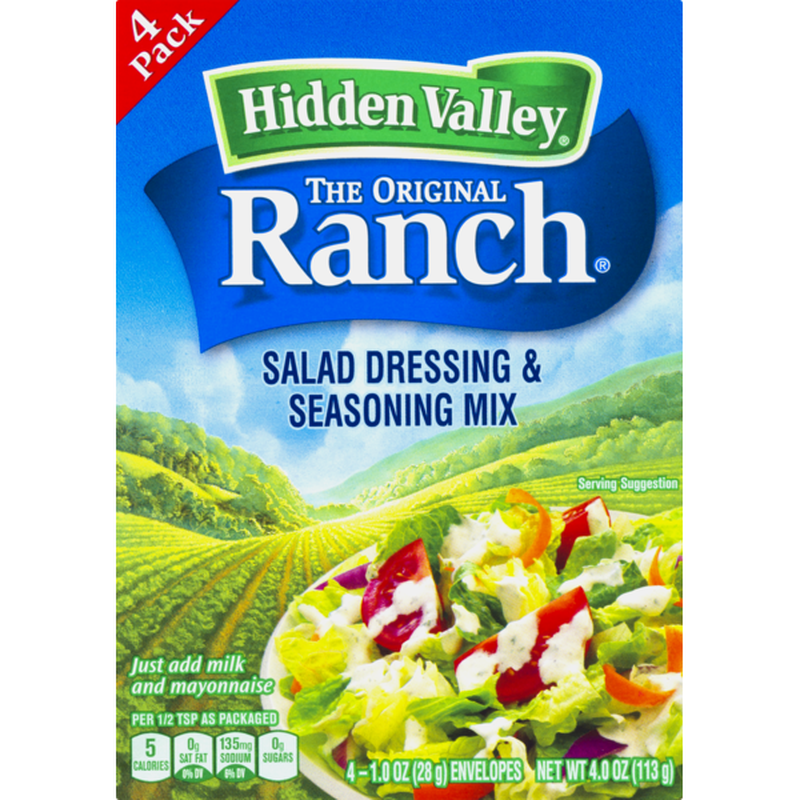 Hidden Valley Seasoning and Dry Mix (4 oz) from Giant Food Stores ...