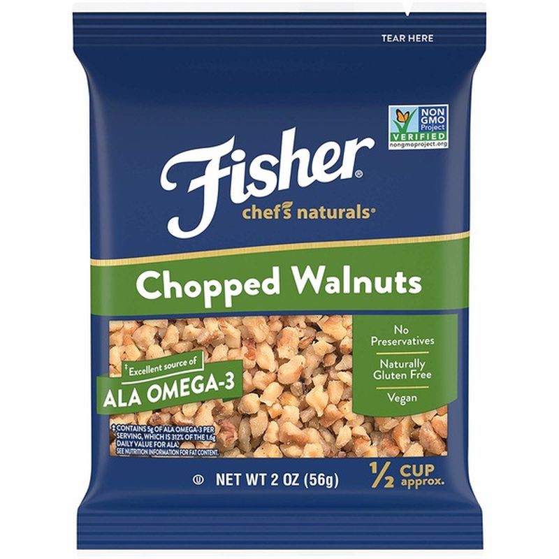 Fisher Walnuts, Chopped (2 oz) from Walmart Instacart