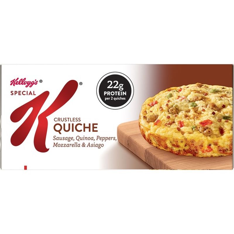 Kellogg's Special K Crustless Quiche Sausage, Quinoa, Peppers