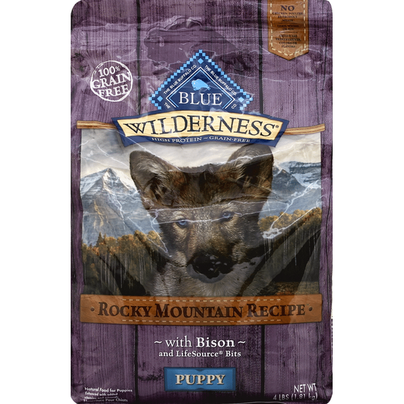 Blue Food for Puppies, Natural, Puppy, Rocky Mountain Recipe (4 lb