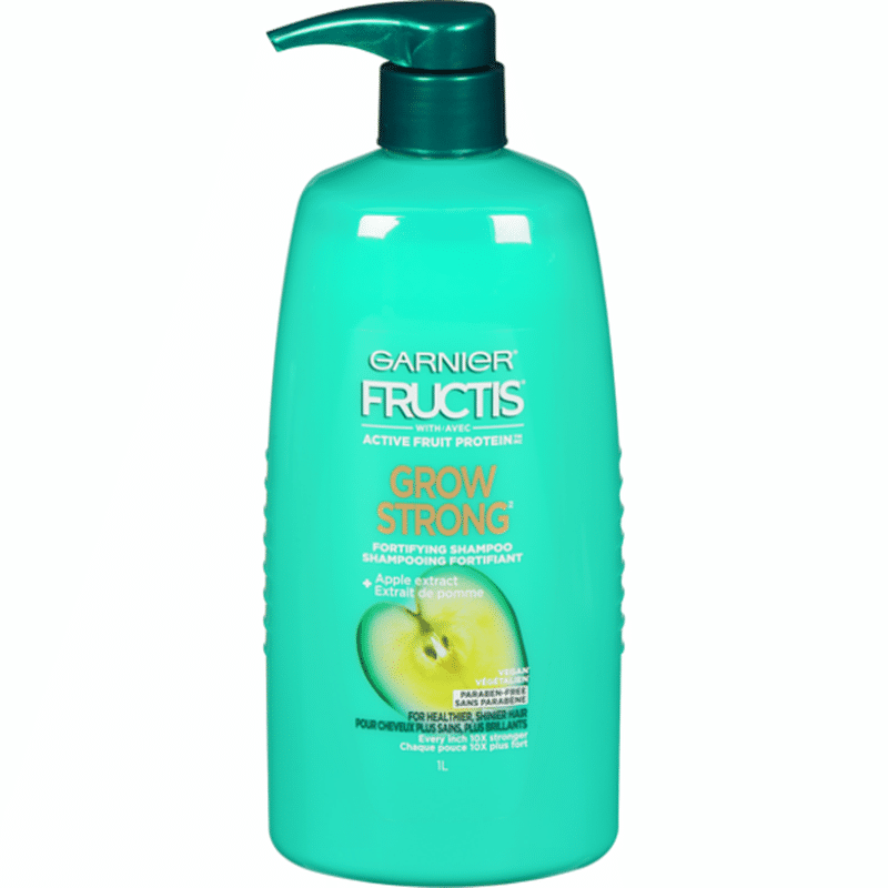 Garnier Fructis Shampoo, Fortifying, Ceramide + Apple Extract (33.8 oz ...