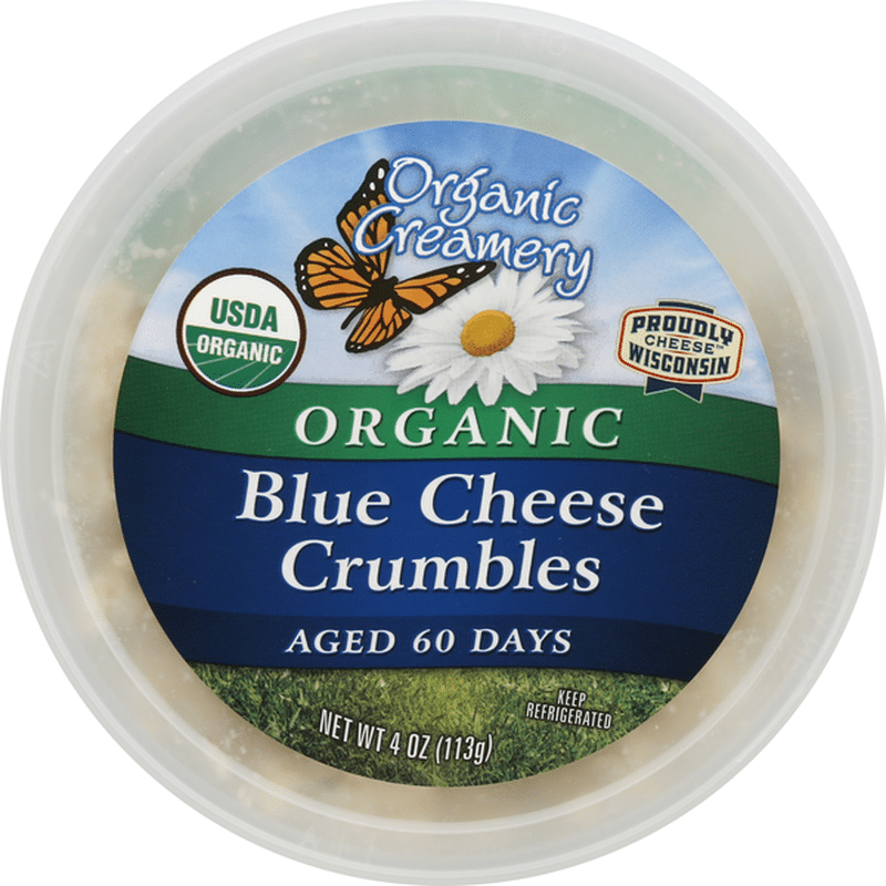 Organic Creamery Blue Cheese Crumbles, Organic (4 oz) Instacart