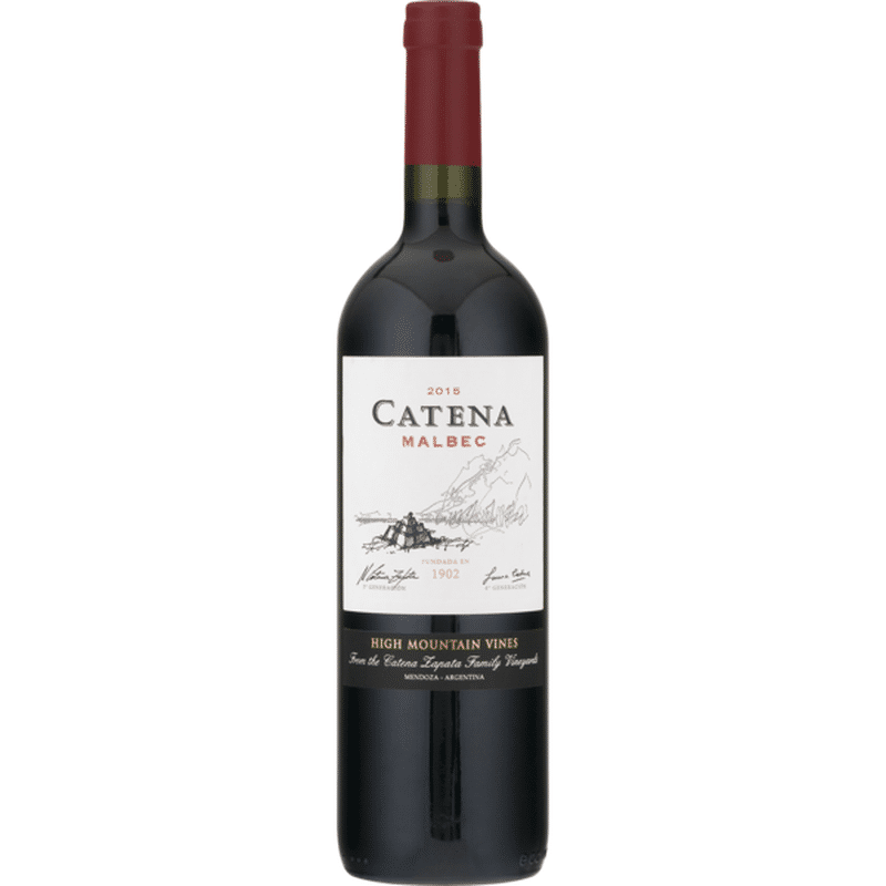 Catena Malbec Wine Malbec (750 ml) - Instacart