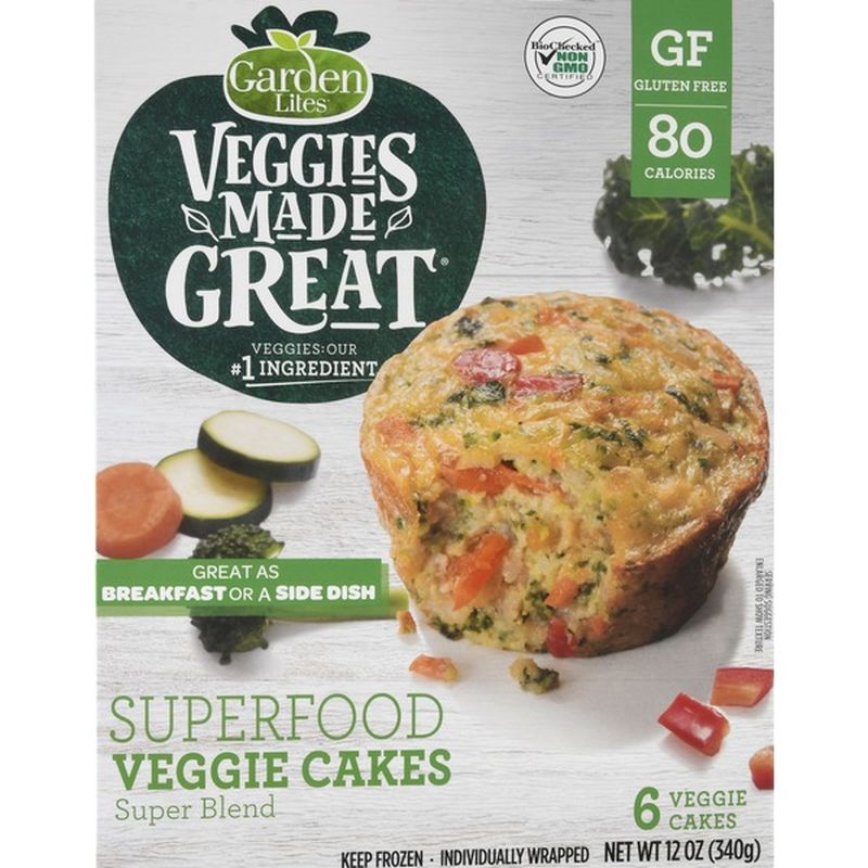 Veggies Made Great Veggie Cakes, Super Blend, Superfood (6 each) from ...