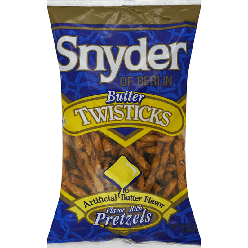 Snyders Pretzels, Flavor Rich, Butter, Twisticks (12 oz) - Instacart