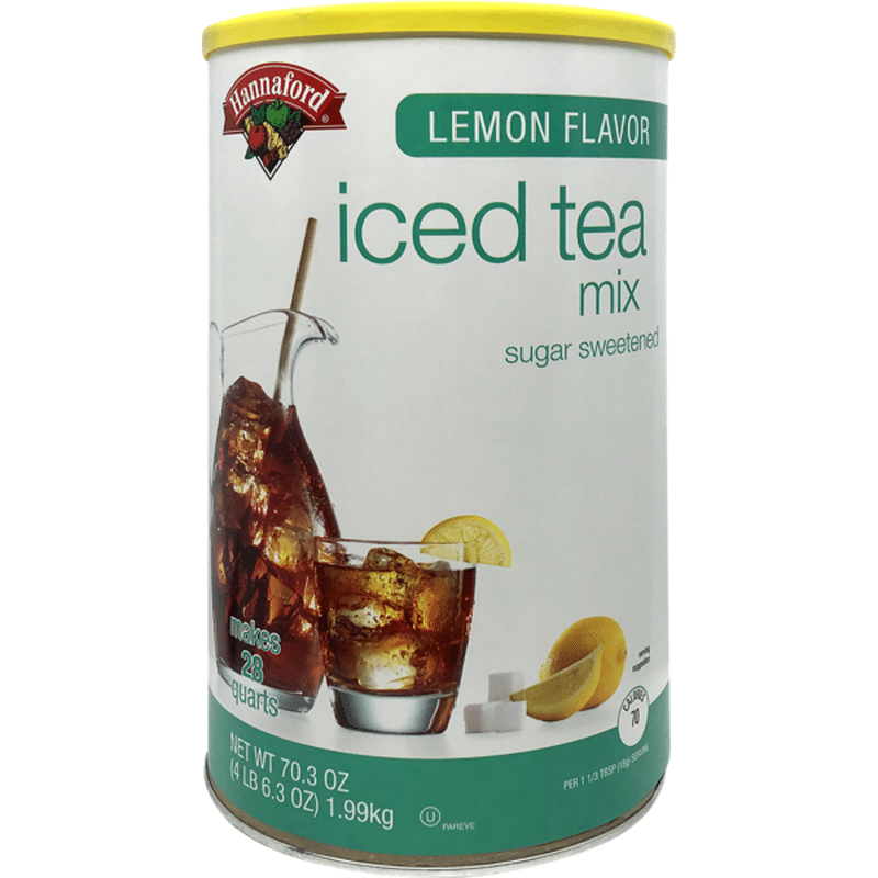 Hannaford Lemon Flavor Iced Tea Mix (70.3 oz) - Instacart