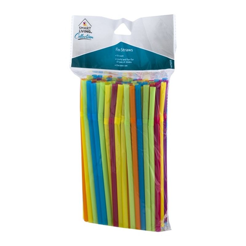 Smart Living Flex Straws 100 CT (100 ct) Instacart