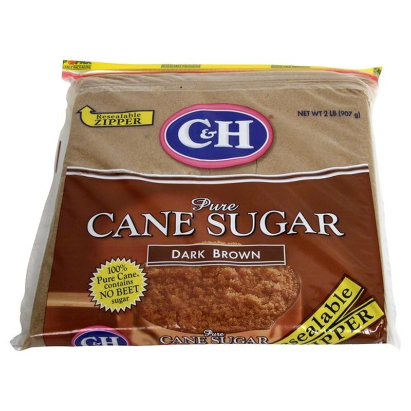 C&h Pure Cane Dark Brown Sugar (2 lb) - Instacart