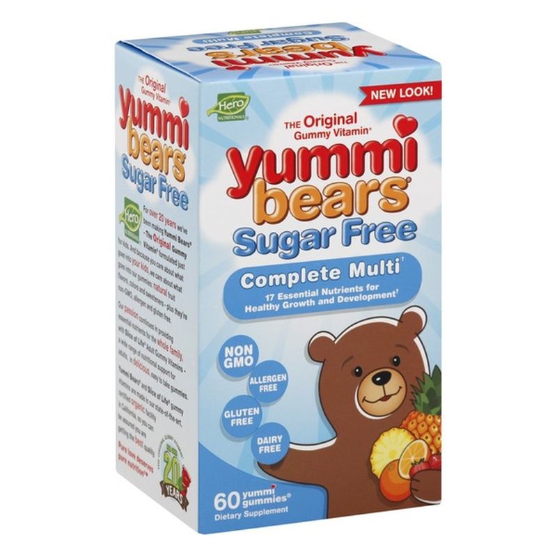 Yummi Bears Vitamins, Complete Multi, Yummi Gummies (60 each) Instacart