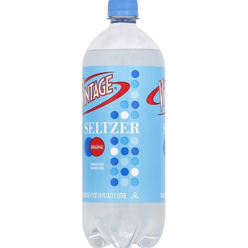 Vintage Seltzer Plain Water Seltzer (1 L) from SuperFresh Instacart