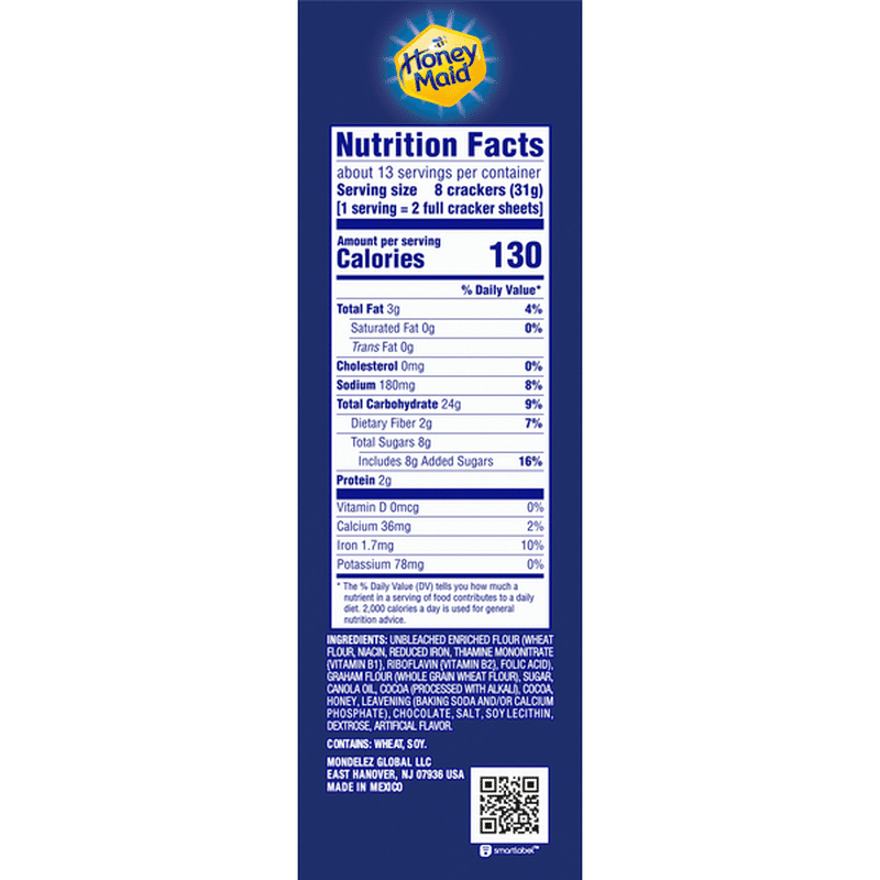 Honey Maid Chocolate Graham Crackers (14.4 oz) Instacart