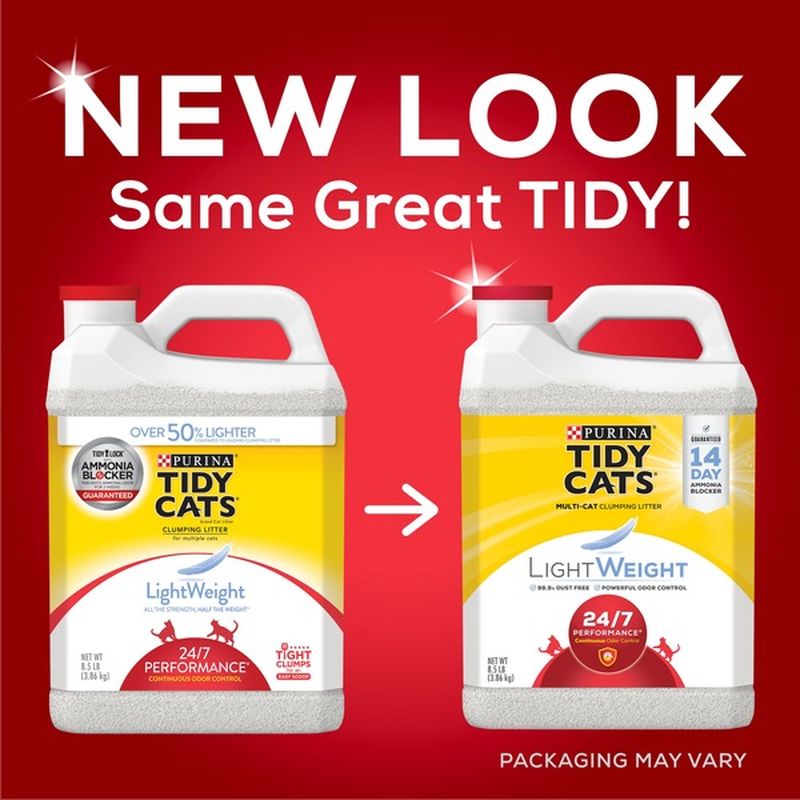 Tidy Cats Light Weight, Low Dust, Clumping Cat Litter 24/7 Performance