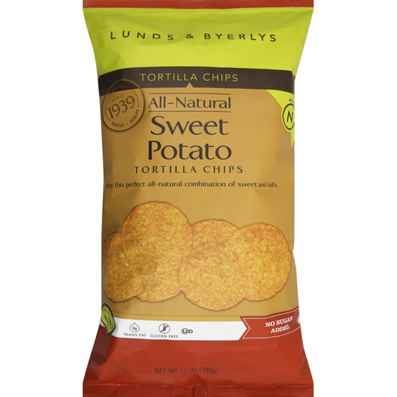 L&B Tortilla Chips, Sweet Potato (12 Oz) - Instacart