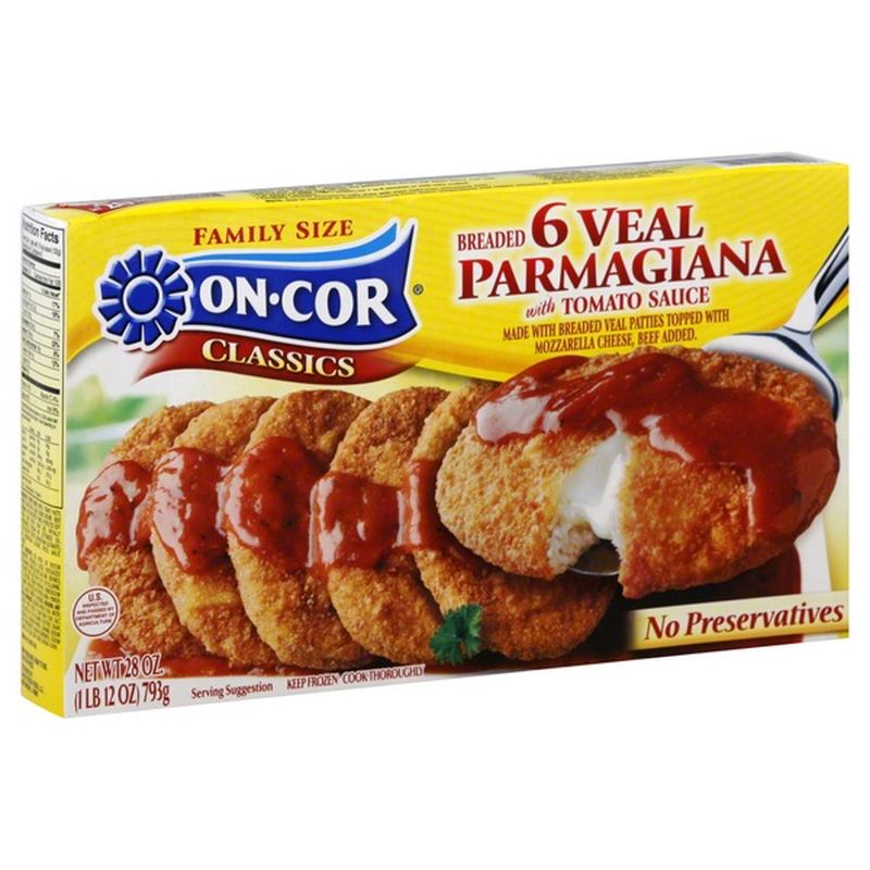 On Cor Selects Breaded with Tomato Sauce OnCor Selects Breaded Veal