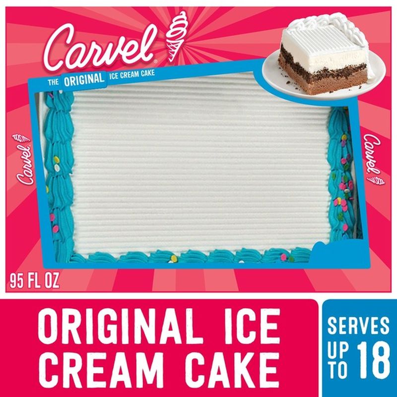 Carvel Ice Cream Cake The Original 95 Oz Instacart 