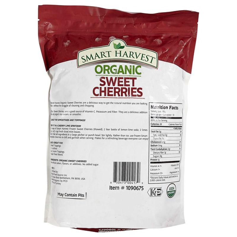 Smart Harvest Organic Dark Sweet Cherries (4 lb bag) from Costco