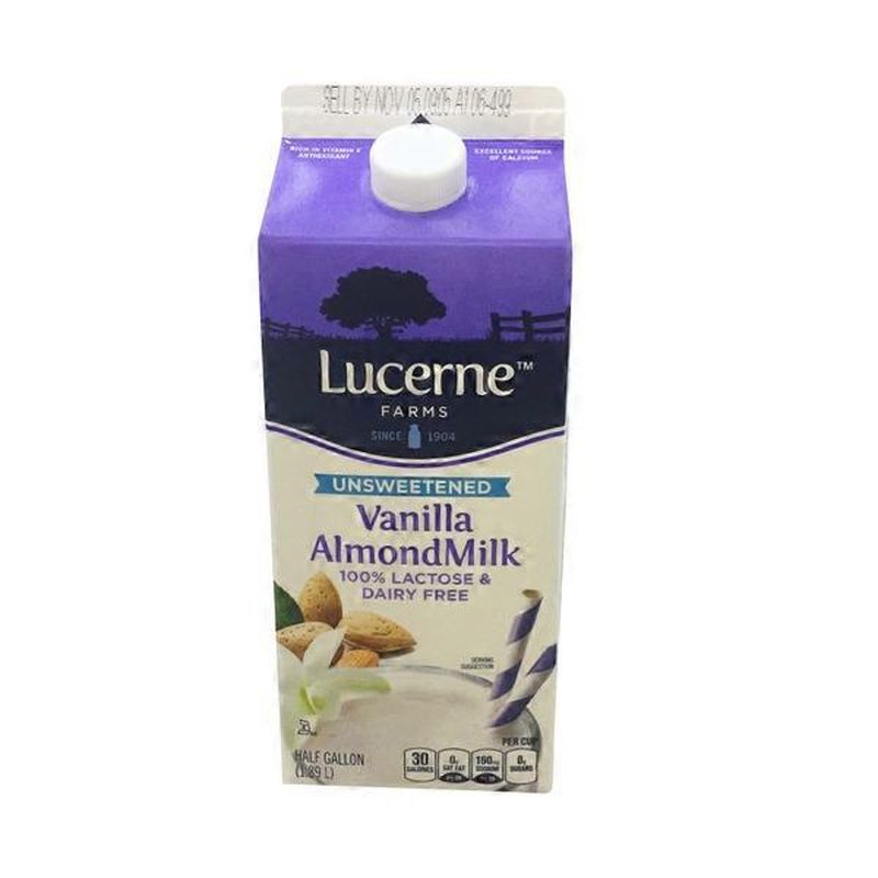 Open Nature Almond Beverage, NonDairy, Vanilla, Unsweetened (64 oz