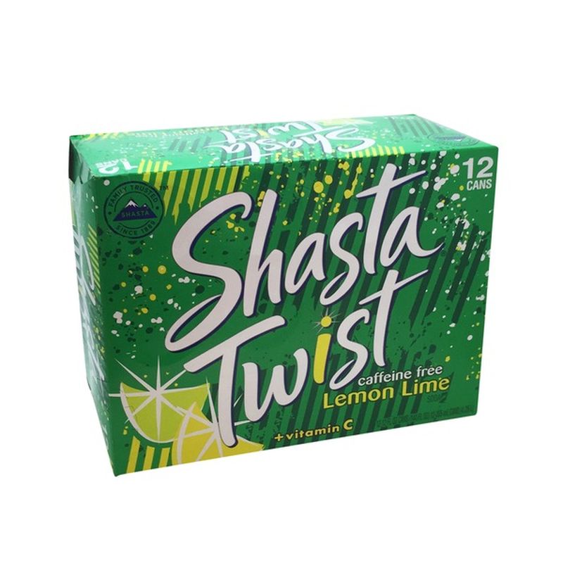 Shasta Twist Caffeine Free Lemon Lime Soda (12 fl oz) Instacart