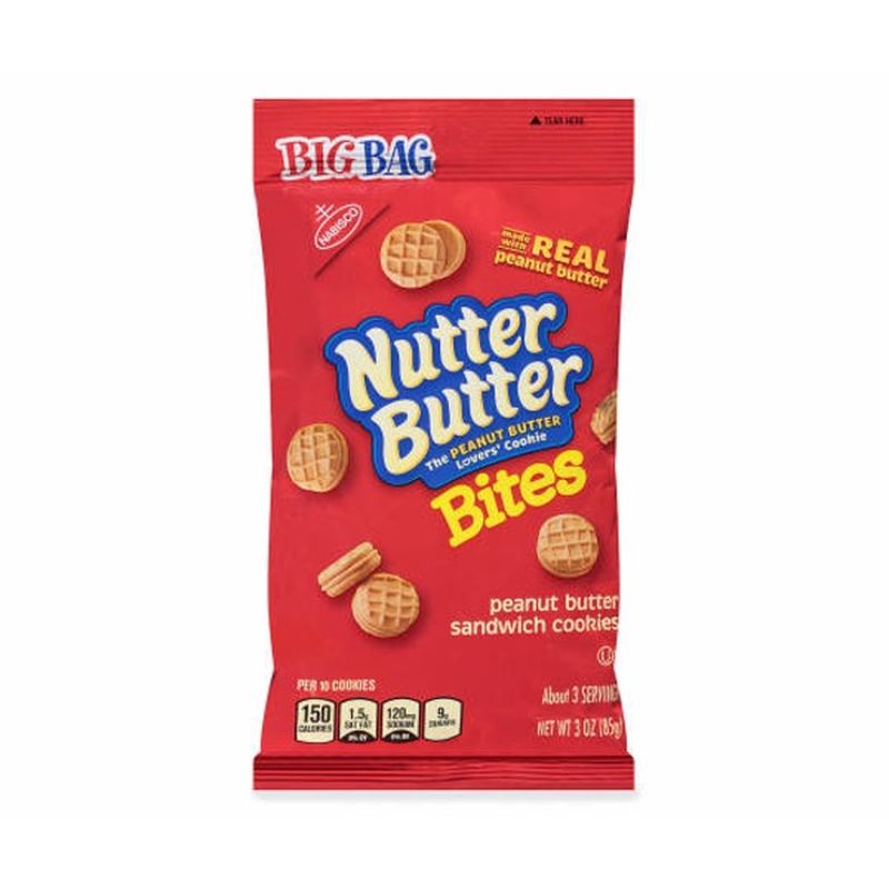 Nutter Butter Bites Peanut Butter Sandwich Cookies - Big ...