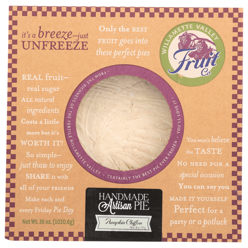 Willamette Valley Pie Co. Pumpkin Chiffon Pie