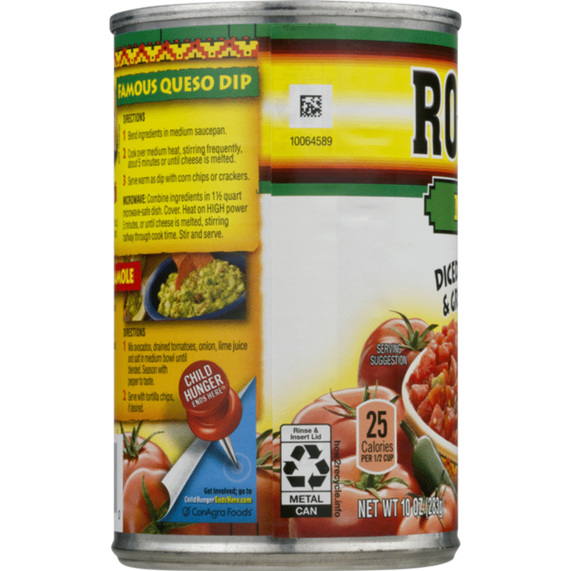 RoTel Mild Diced Tomatoes (10 oz) Instacart