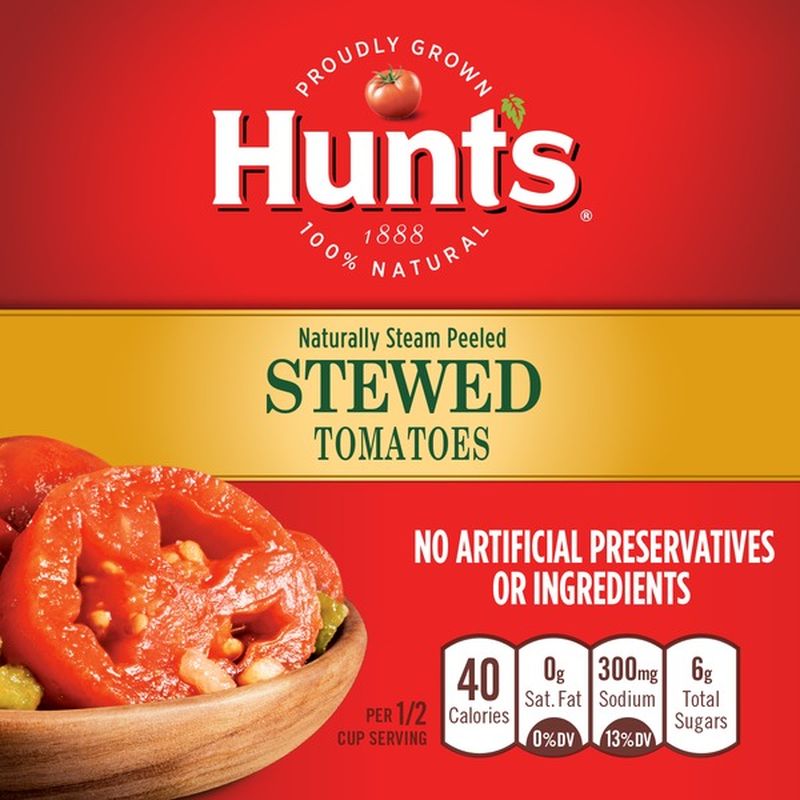 Hunt's Stewed Tomatoes (14.5 oz) from Livonia Glatt Market Instacart