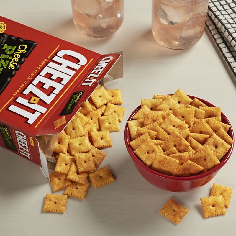 CheezIt Baked Snack Cheese Crackers Cheese Pizza (12.4 oz