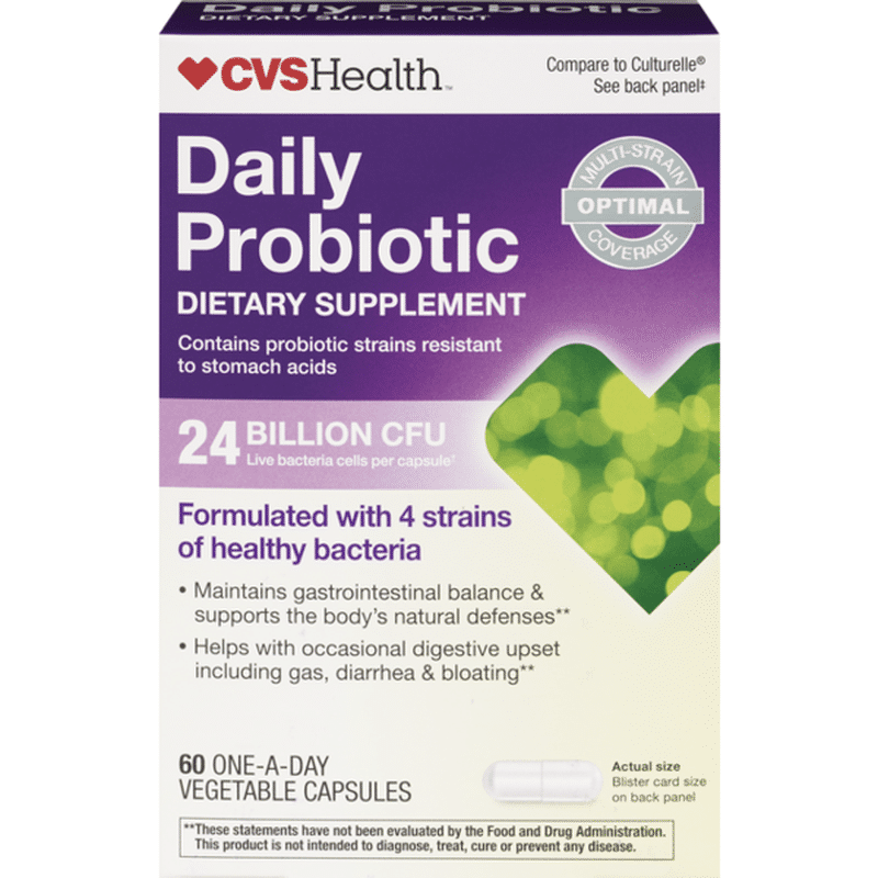 CVS Pharmacy Maximum Strength Probiotic Capsules, 20 Billion (60 ct