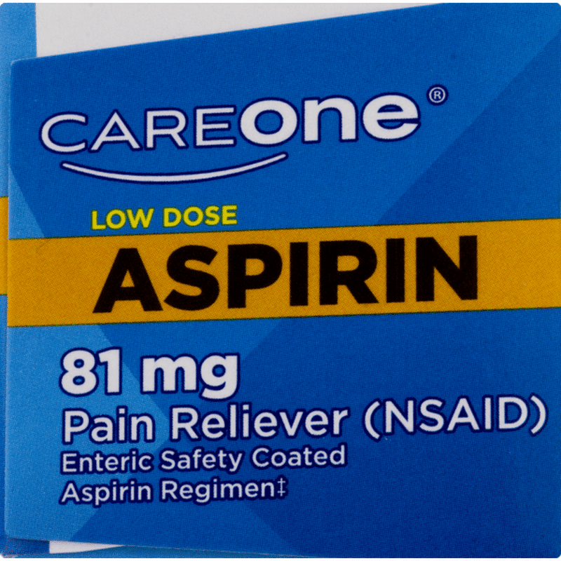 CareOne Low Dose Aspirin 81 mg (120 ct) from Giant Food Instacart