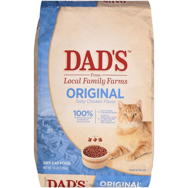 dad's dry cat food