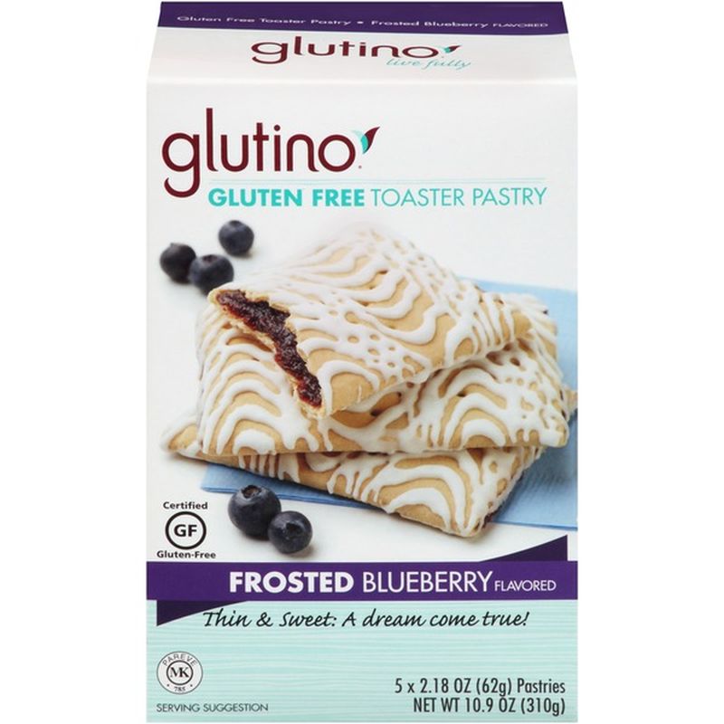 Glutino Gluten Free Toaster Pastry Frosted Blueberry (2.18 oz) Instacart