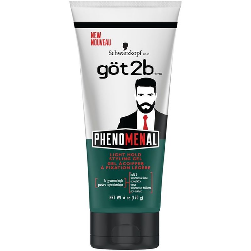 Got2b PhenoMENal Light Hold Styling Hair Gel (6 oz) Instacart