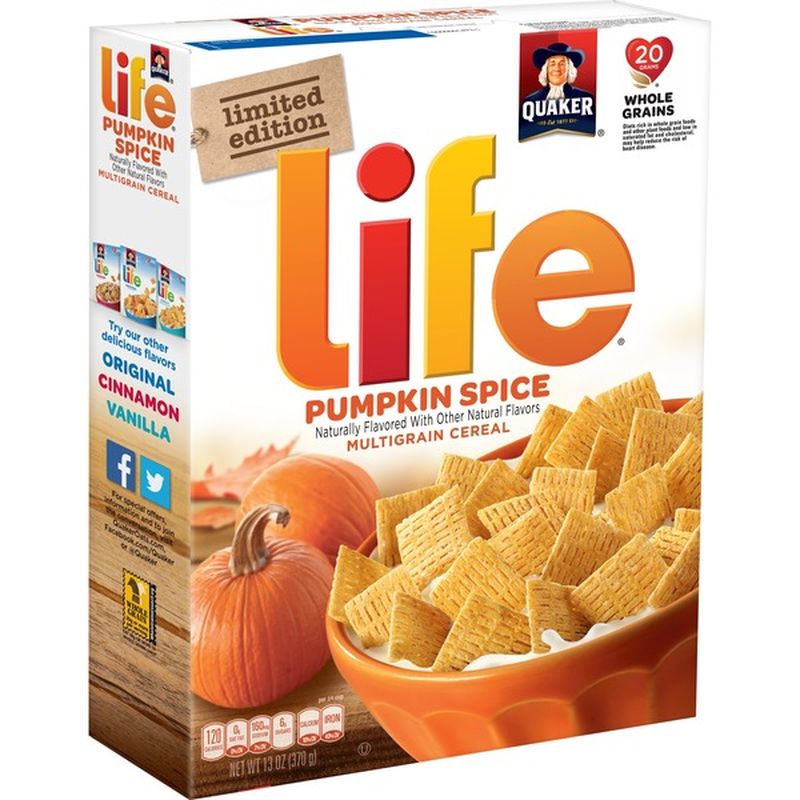 Quaker Life Pumpkin Spice Multigrain Cereal (13 oz) Instacart