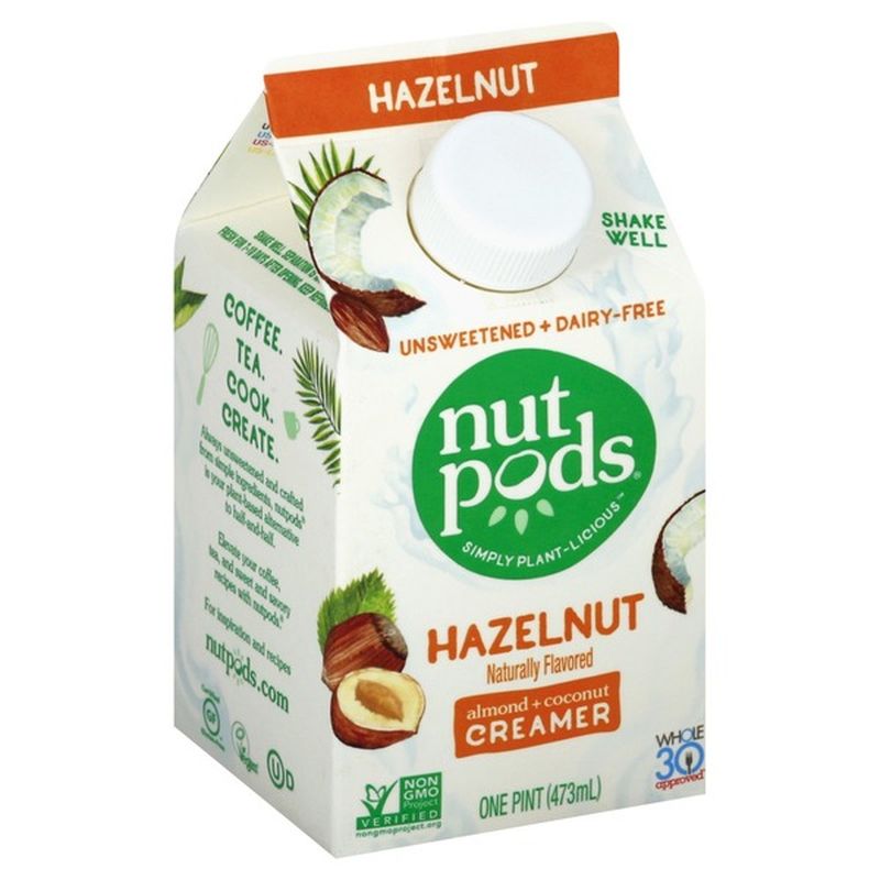 Nutpods Creamer, Almond + Coconut, Hazelnut (16 oz) Instacart