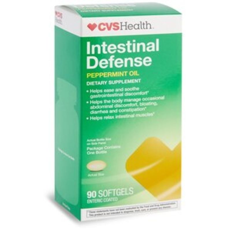 CVS Health Intestinal Defense, Softgels, Peppermint Oil (90 each