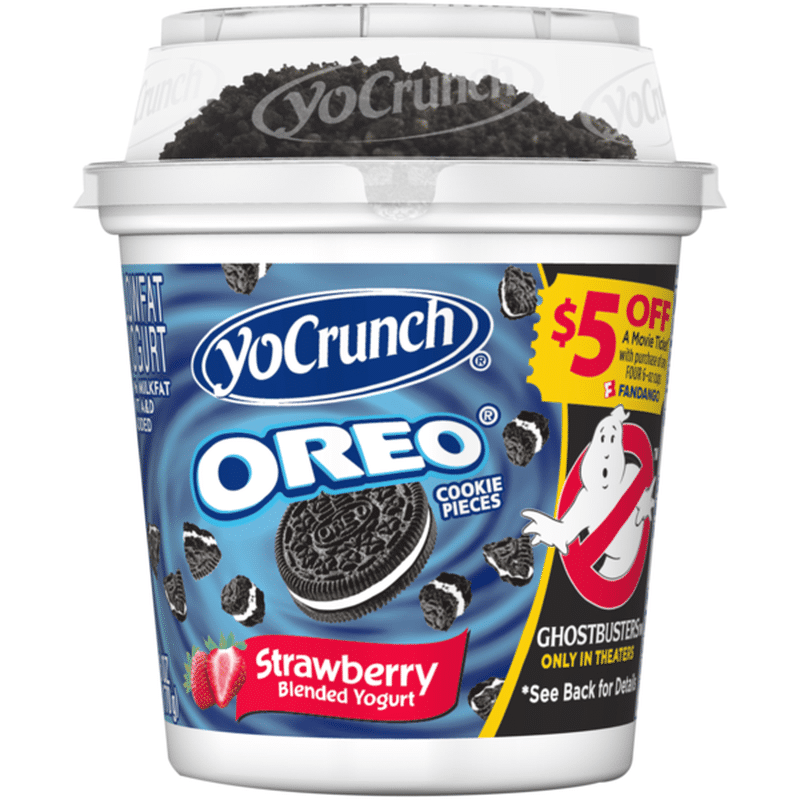 YoCrunch Lowfat Strawberry with OREO Yogurt (6 oz) Instacart
