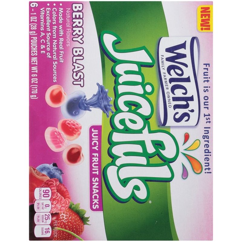 Welch's Berry Blast Juicy Fruit Snacks (1 oz) Instacart