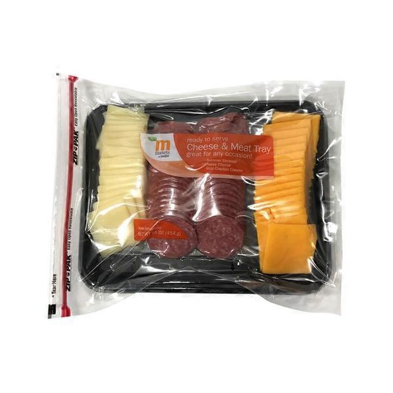 Meijer Sliced Meat & Cheese Tray (16 oz) Instacart