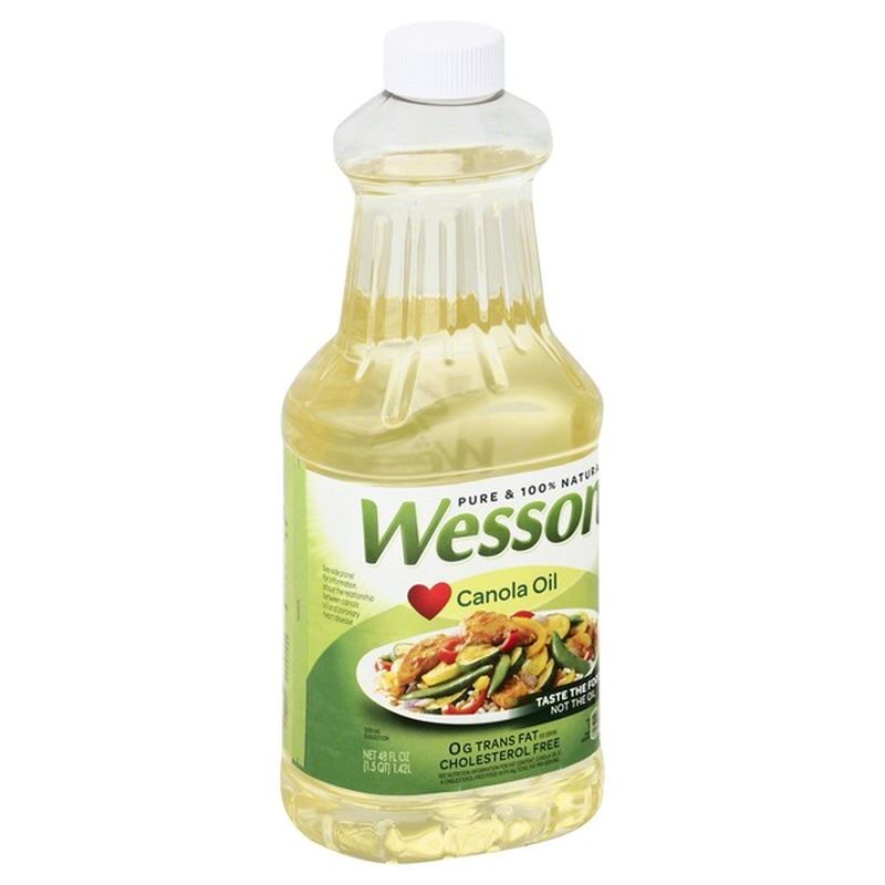 Pure Wesson Canola Oil (48 fl oz) from HEB Instacart