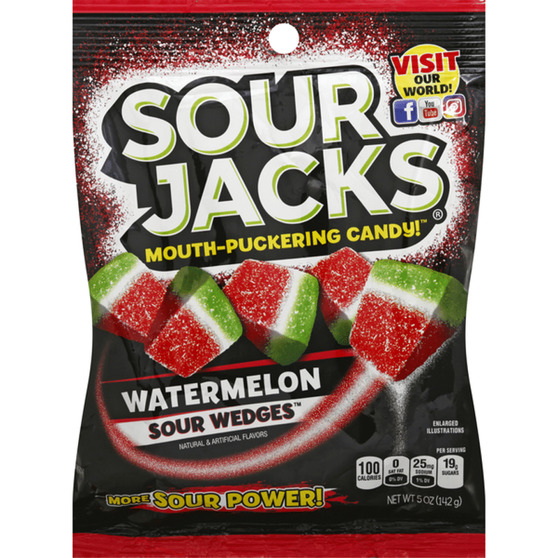 Sour Jacks Candy, Watermelon (5 oz) Instacart