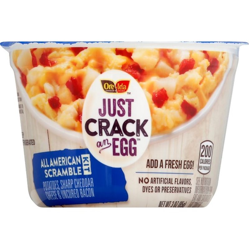 Just Crack An Egg All American Scramble Kit Breakfast Bowls (3 oz) from King Soopers Instacart