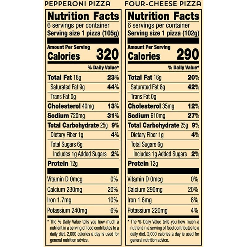 Sabatasso's Pizzeria Pepperoni Four Cheese Thin Crust Pizza Singles (43