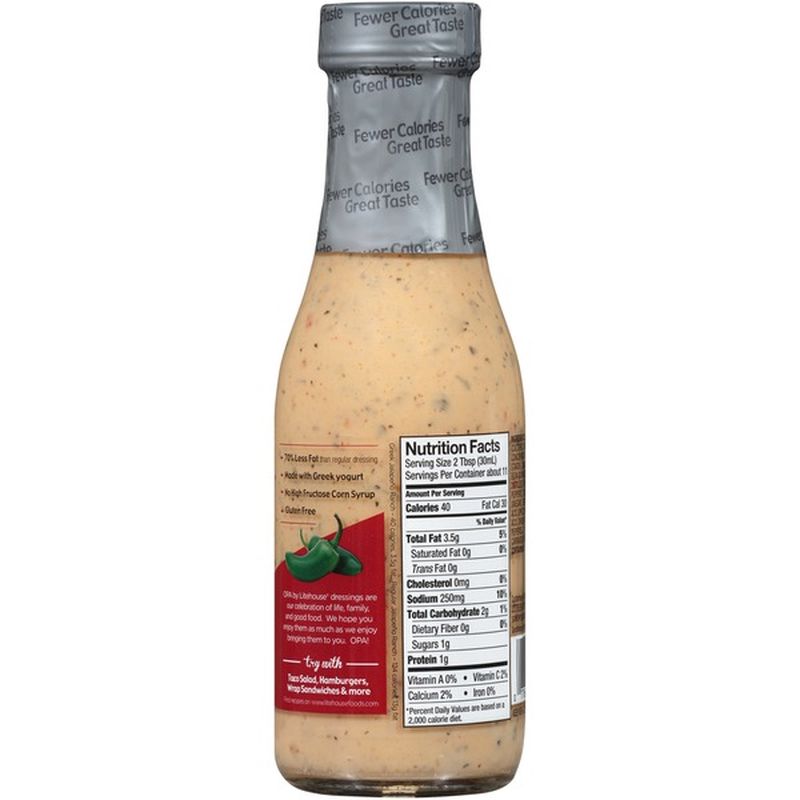 Litehouse Jalapeño Ranch Greek Yogurt Dressing (11.25 fl oz) from Jewel