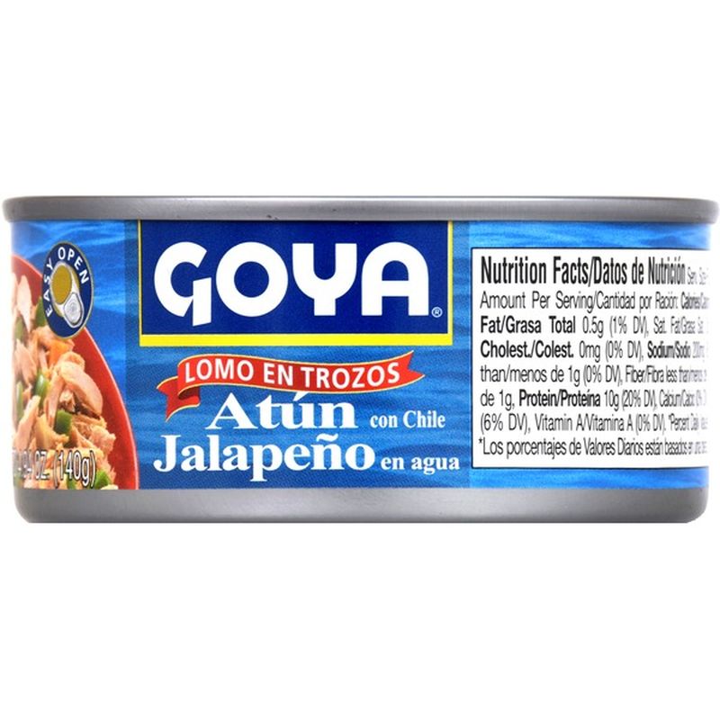 Goya Chunk Light Tuna with Jalapeño in Water (4.94 oz) Instacart