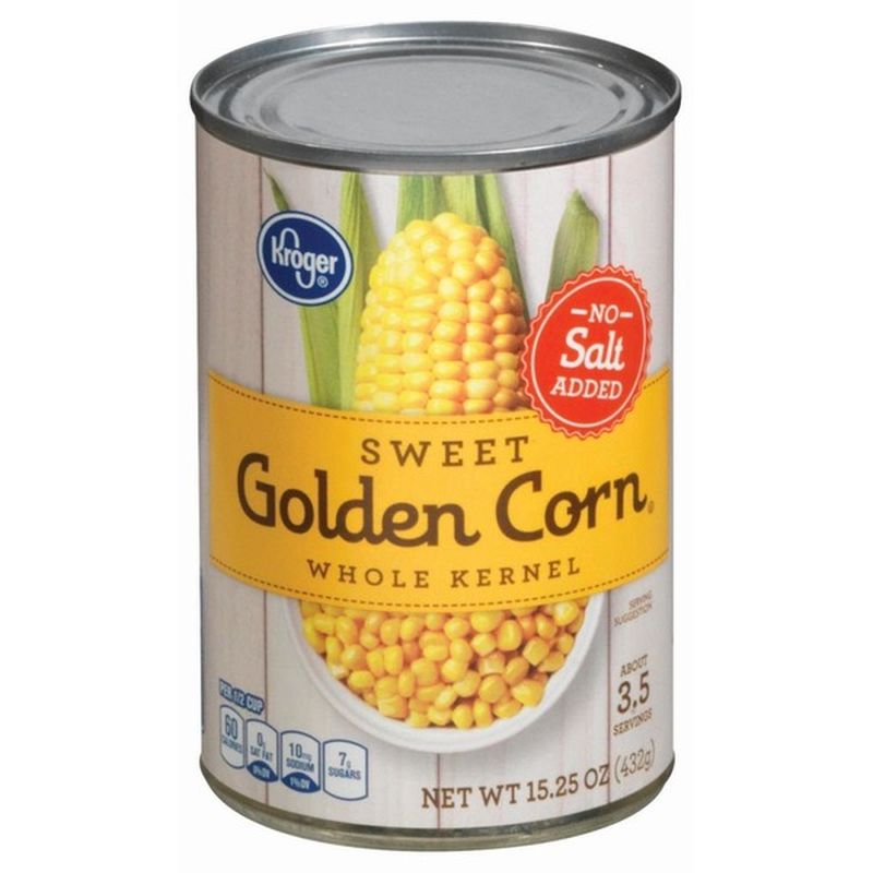 Kroger Whole Kernel Sweet Golden Corn (15.25 oz) from FoodsCo - Instacart