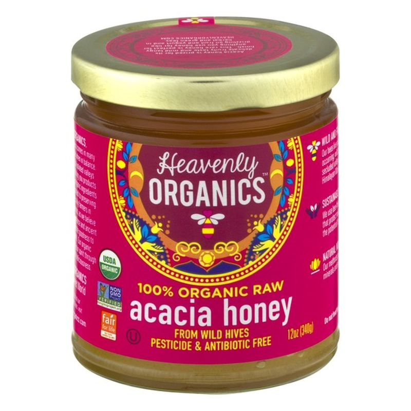 Heavenly Organics 100 Organic Raw Acacia Honey (12 oz) Instacart