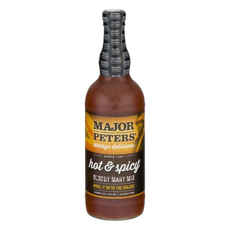 Major Peters Hot & Spicy Bloody Mary Mix (1 L) from