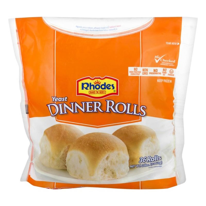 Rhodes Yeast Dinner Frozen Rolls Dough 36 Ct From Food City Instacart